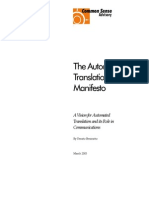 Automated Translation Manifesto PDF