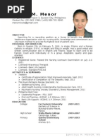 Nurse Resume 2013