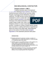 Rotating Biological Contactor