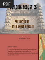 Download BUILDING ACOUSTICSppt by Nupur Bhadra SN183517117 doc pdf