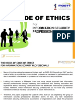 Security Professional Code of Ethics
