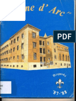 Ecole Jeanne D'Arc Souvenir 1987-1988 PDF