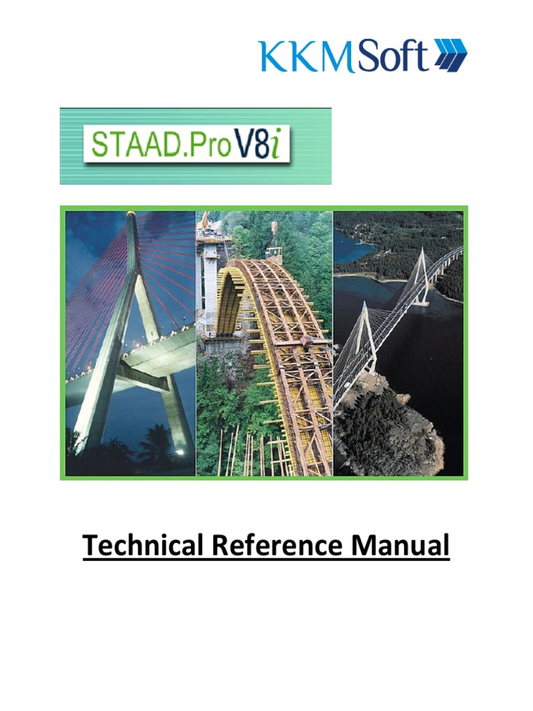 STAAD Pro V8i Technical Manual | PDF | Cartesian Coordinate System ...