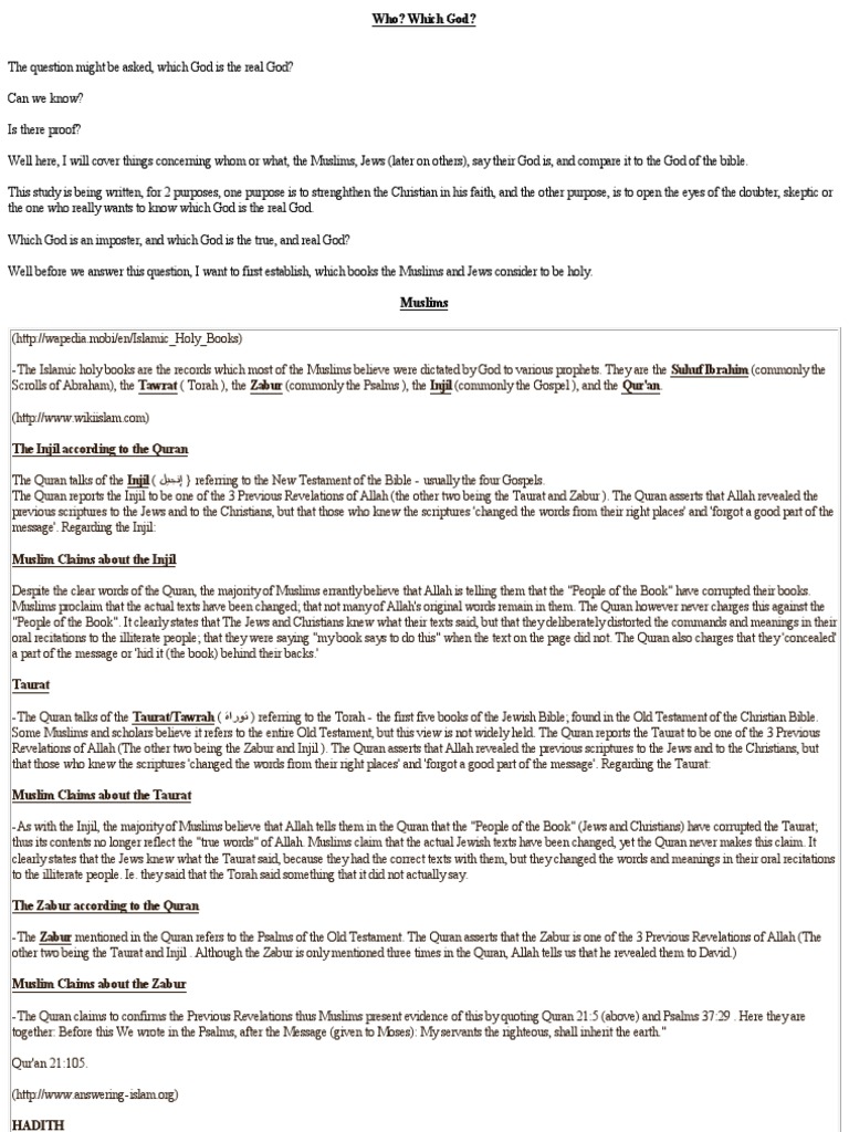 What God Hadith Neviim - 