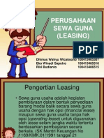 Perusahaan Sewa Guna (Leasing)