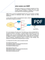 Redundancia Entre Routers Con HSRP