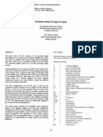 Parameter Study of Long Free Spans