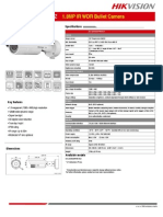 DS-2CD8264FWD-EIZ: 1.3MP IR WDR Bullet Camera