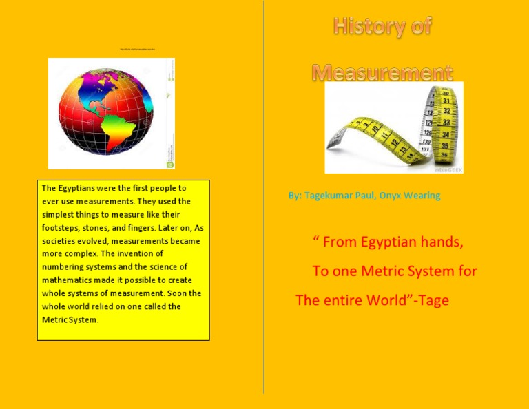 History of Measurement Systems | PDF