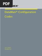 Reader - Configuration - Codes For DATAMAN Cognex