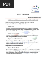 Download MCITP Syllabuspdf by erpackiya SN183580421 doc pdf