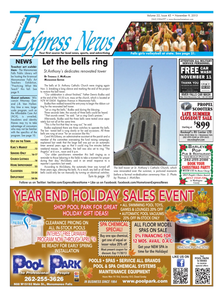 Menomonee Falls Express News 110913.pdf | Thanksgiving ... - 