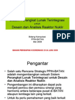 Sistem Perangkat Lunak Terintegrasi Untuk Desain Dan Analisis