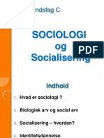 Sociologi Og Socialisering .PPT Asd