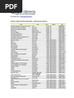 617_listado Libros Libreria