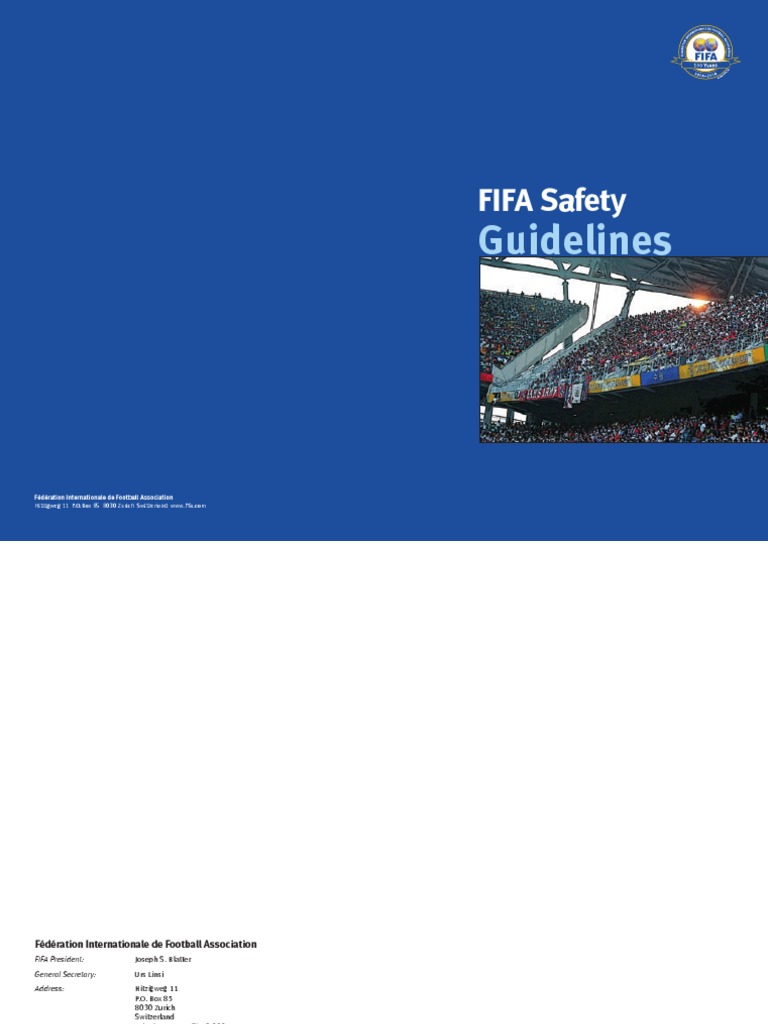 FIFA Safety Guidelines for Stadiums | PDF