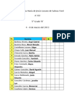 Lista Asistencia