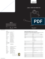 Jabra Gn9125 Duo 1.9Ghz Wireless Headset Wnoise Cancelling Microphone User Manual 