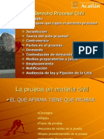 PRUEBAS Derecho Procesal Civil 2013-2