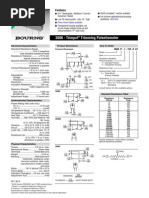 Potenciometro Multivuelta 3006p Trimpot 1k