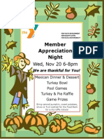 Member Appreciation Night Flyer PDF