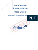 Fedora Draft Documentation 0.1 User Guide en US