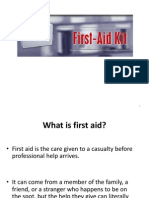 What is first aid