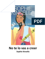 Sophie Kinsella - No Te Lo Vas A Creer