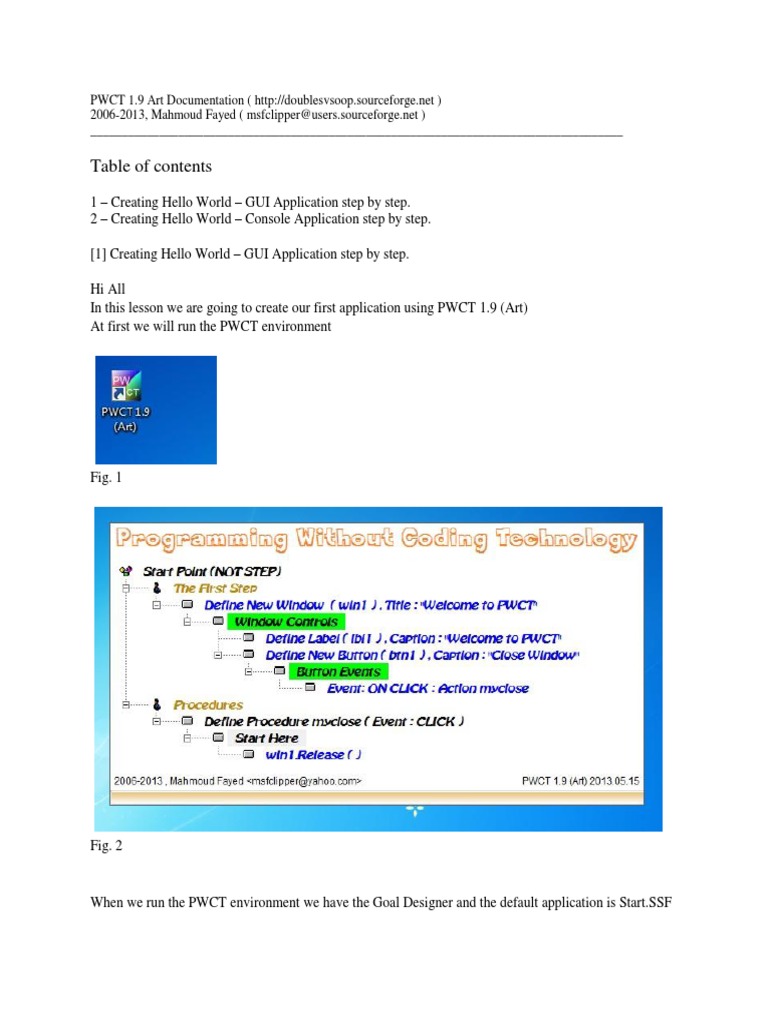 Programming Without Coding Technology (PWCT) - Create Your First ...