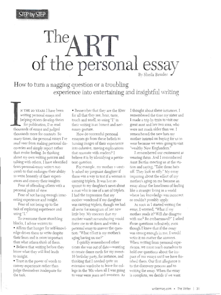 essays on art