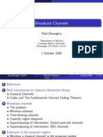 CMU Physics Lecture on Broadcast Channels