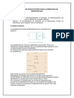 El Puente de Wheatstone para La Medicion de Resistencias