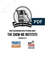 What Missourians Need To Know About The Show Me Institute