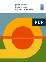 Informe Regional IDH ALCaribe 2010