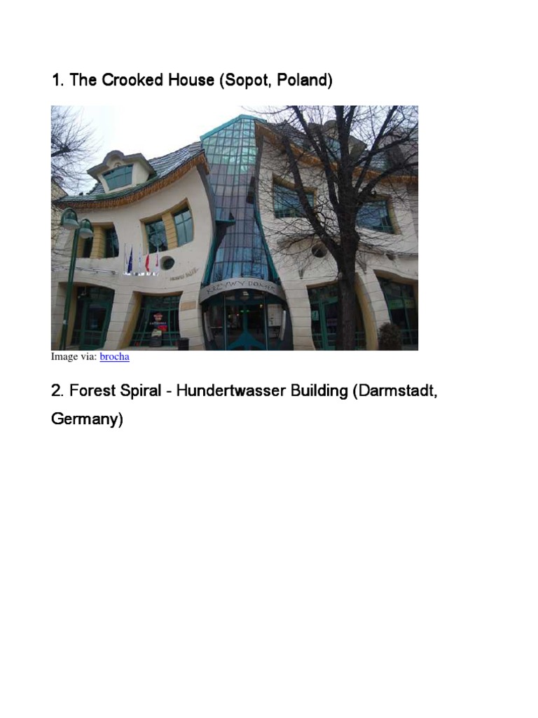 Unique Architectural Wonders Worldwide | PDF
