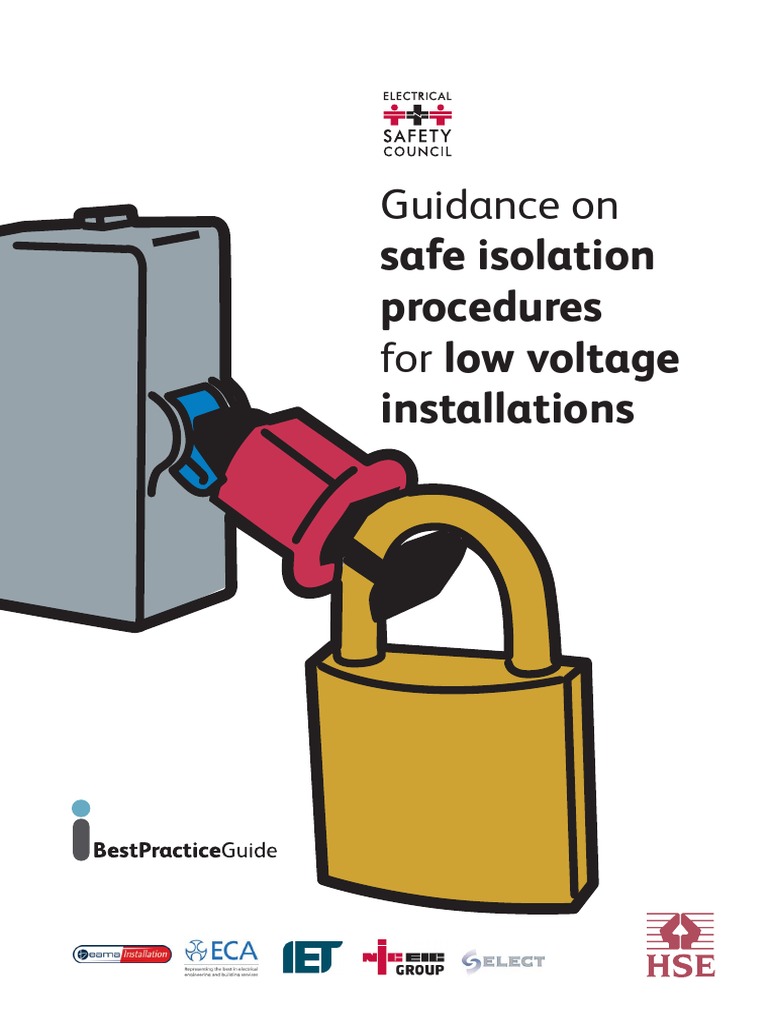 Safe Isolation Booklet PDF Fuse (Electrical) Occupational Safety And Health