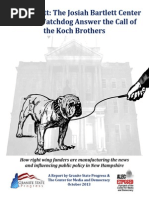 Download NH - Bad Bartlett - The Josiah Bartlett Center and NH Watchdog Answer the Call of the Koch Brothers by progressnow SN183700504 doc pdf