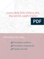 Exploración paciente amputado