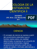 Metodologia de La Investigacion en Cs.cs. II- Una