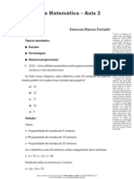 Números proporcionais, Porcentagem, Funções