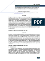 Jti-Ubh Vol 1 - Dessi Mufti: Implementasi Six Sigma Menggunakan Langkah Pdsa Untuk Meningkatkan Volume Produksi