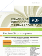 Rolando Garcia - Interdisciplinariedad y Sistemas Complejos