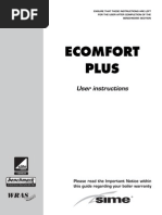 E-COMFORT PLUS Manual de Utilizare