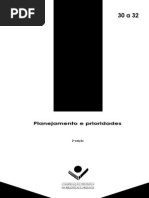 Planejamento e Prioridades (Projeto Conservação Preventiva em Biblioteca e Arquivos)