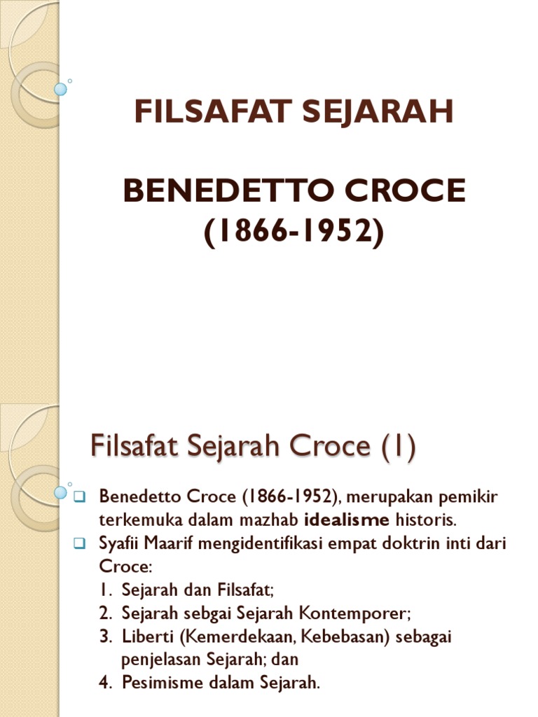 Filsafat Sejarah Croce Pdf Pdf