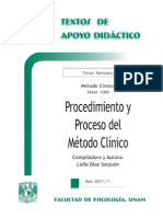 Procedimiento y Proceso del M+®todo Cl+¡nico - -Lidia D+¡az Sanju+ín - TAD - 3-¦ Sem