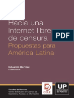 Internet Libre de Censura Libro