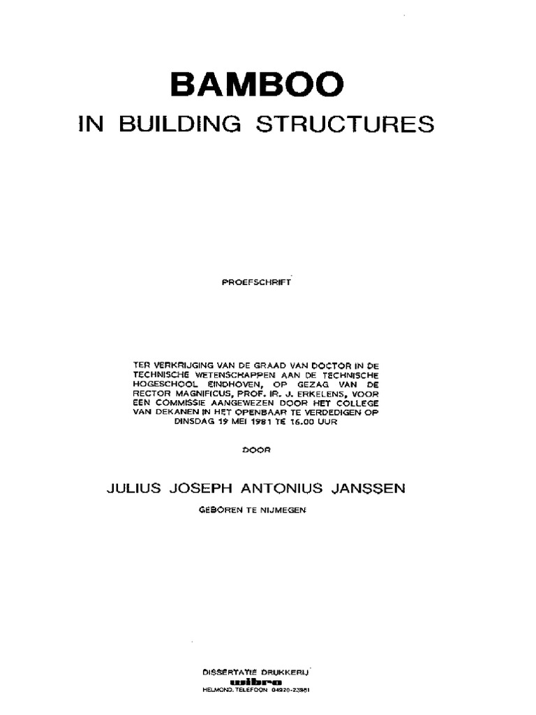 Bambuin Building Structures PDF | PDF