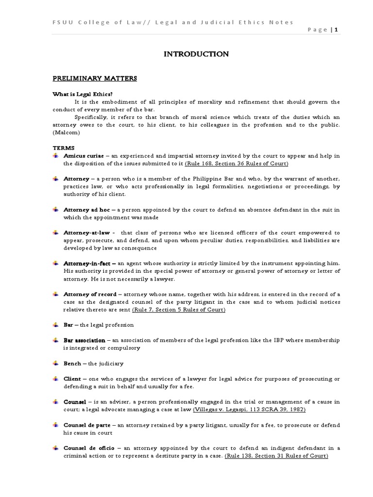 LEGAL ETHICS Reviewer PDF PDF Lawyer Prosecutor