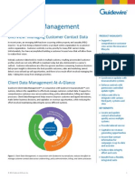 Client Data Management: Overview: Managing Customer Contact Data